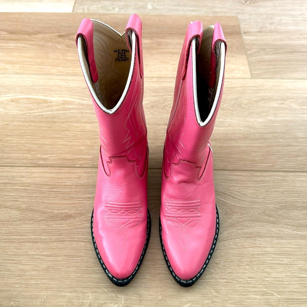 GIRL COWBOY BOOTS IN PINK